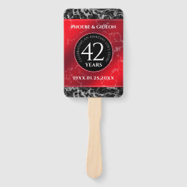 Elegant 42. Jasper Hochzeitstag Fächer