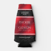 Elegant 42. Jasper Hochzeitstag Flaschenkühler (Vorderseite)