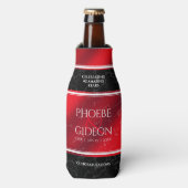 Elegant 42. Jasper Hochzeitstag Flaschenkühler (Flaschenvorderseite)