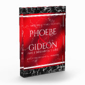 Elegant 42. Jasper Hochzeitstag Fotoblock (Links)