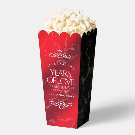 Elegant 42. Jasper Hochzeitstag Geschenkschachtel (Geplatzt)