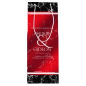 Elegant 42. Jasper Hochzeitstag Geschenktüte Für Weinflaschen (Vorderseite)
