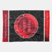 Elegant 42. Jasper Hochzeitstag Geschirrtuch (Horizontal)