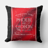 Elegant 42. Jasper Hochzeitstag Kissen (Vorderseite)