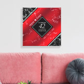 Elegant 42. Jasper Hochzeitstag Leinwanddruck (Insitu (Wohnzimmer))