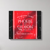 Elegant 42. Jasper Hochzeitstag Leinwanddruck (Vorderseite)