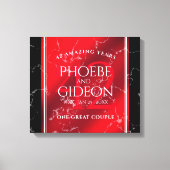 Elegant 42. Jasper Hochzeitstag Leinwanddruck (Vorderseite)