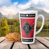 Elegant 42. Jasper Hochzeitstag Milchtasse