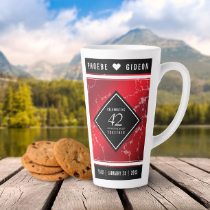 Elegant 42. Jasper Hochzeitstag Milchtasse