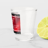 Elegant 42. Jasper Hochzeitstag Schnapsglas (Rechts)