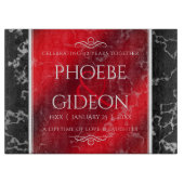 Elegant 42. Jasper Hochzeitstag Schneidebrett (Vorderseite)