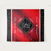 Elegant 42. Jasper Hochzeitstag Wandteppich (Vorderseite (Horizontal))