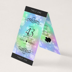 Elegant 43. Opal Hochzeitstag