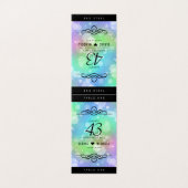 Elegant 43. Opal Hochzeitstag (Außenseite Aufgefaltet)