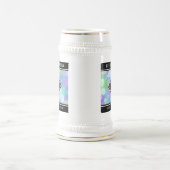 Elegant 43. Opal Hochzeitstag Bierglas (Mittel)