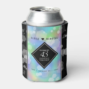Elegant 43. Opal Hochzeitstag Dosenkühler