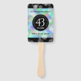 Elegant 43. Opal Hochzeitstag Fächer