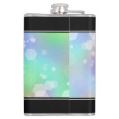 Elegant 43. Opal Hochzeitstag Flachmann (Rückseite)