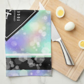 Elegant 43. Opal Hochzeitstag Geschirrtuch (Viertel Falte)