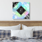 Elegant 43. Opal Hochzeitstag Leinwanddruck (Insitu (Schlafzimmer))