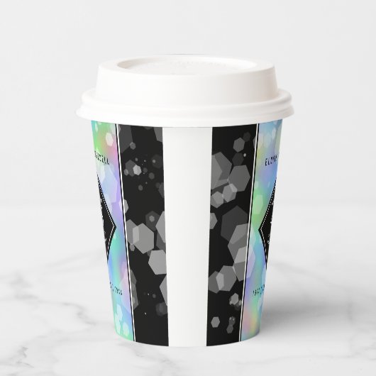 Elegant 43. Opal Hochzeitstag Pappbecher (Links)