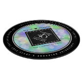 Elegant 43. Opal Hochzeitstag Schneidebrett (Ecke)