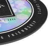 Elegant 43. Opal Hochzeitstag Schneidebrett (Ecke)