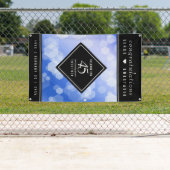 Elegant 45. Sapphire Hochzeit Jahrestag Banner (Insitu)