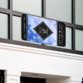 Elegant 45. Sapphire Hochzeit Jahrestag Banner (Äußeres Gebäude)