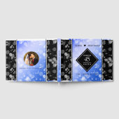 Elegant 45. Sapphire Hochzeit Jahrestag Gästebuch (Voll)