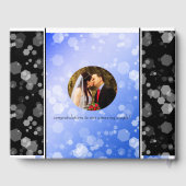 Elegant 45. Sapphire Hochzeit Jahrestag Gästebuch (Rückseite)