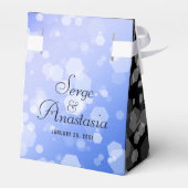 Elegant 45. Sapphire Hochzeit Jahrestag Geschenkschachtel (Rückseite)