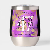 Elegant 47. Geburtstag von Amethyst (Vorderseite)