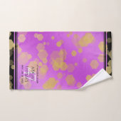 Elegant 47. Geburtstag von Amethyst Badhandtuch Set (Handtuch)