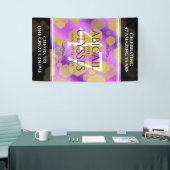 Elegant 47. Geburtstag von Amethyst Banner (Messeveranstaltung)