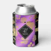 Elegant 47. Geburtstag von Amethyst Dosenkühler (Kanne Vorderseite)