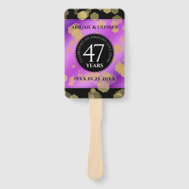 Elegant 47. Geburtstag von Amethyst Fächer
