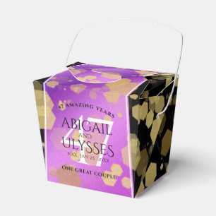 Elegant 47. Geburtstag von Amethyst Geschenkschachtel