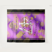 Elegant 47. Geburtstag von Amethyst Wandteppich (Vorderseite (Horizontal))