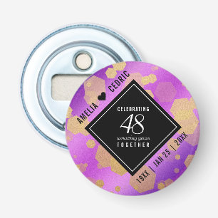 Elegant 48. Geburtstag von Amethyst Flaschenöffner