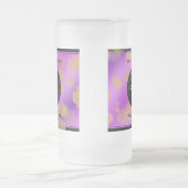 Elegant 48. Geburtstag von Amethyst Mattglas Bierglas (Mittel)