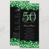 Elegant 50. Geburtstag Programm Grüne Lichter (Vorne/Hinten)