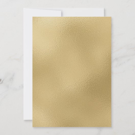 Elegant 50 Jahre Einladung (Rückseite)