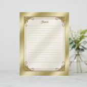 Elegant 50. Wedding Anniversary Gast (Stehend Vorderseite)