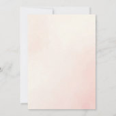 Elegant 50th Birthday Party Invitation Gold & Pink Einladung (Rückseite)