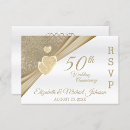 Elegant 50th Wedding Anniversary - RSVP