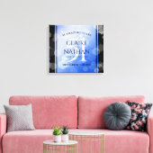 Elegant 51. Saphire Hochzeitstag Leinwanddruck (Insitu (Wohnzimmer))