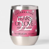 Elegant 52. Star Ruby Wedding Jubiläum (Rückseite)