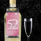 Elegant 52. Star Ruby Wedding Jubiläum Flaschenanhänger