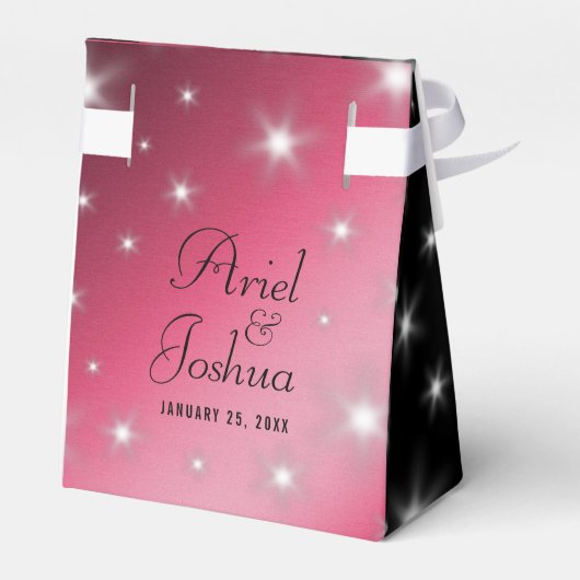 Elegant 52. Star Ruby Wedding Jubiläum Geschenkschachtel (Rückseite)